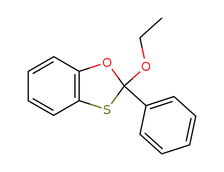 Molecular Structure of 53755-91-2 (1,3-Benzoxathiole, 2-ethoxy-2-phenyl-)