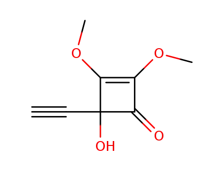 2,3-Dimethoxy-4-ethynyl-4-hydroksy-2-cyclobuten-1-one