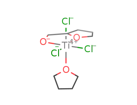 Molecular Structure of 176434-85-8 ([TiCl<sub>3</sub>(C<sub>4</sub>H<sub>8</sub>O)(OCH<sub>2</sub>CH(CH<sub>2</sub>)3O)])