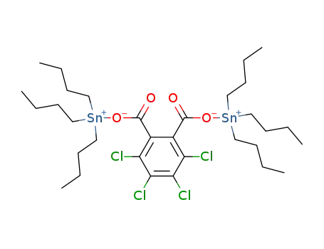 Molecular Structure of 31430-86-1 ([(tetrachlorophthaloyl)bis(oxy)]bis(tributylstannane))