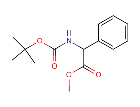 (+/-)-N-tert-butoxycarbonyl-α-phenylglycine methyl ester