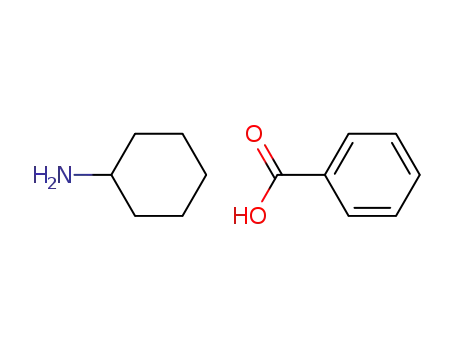 Molecular Structure of 3129-92-8 (CYCLOHEXYLAMINE BENZOATE)
