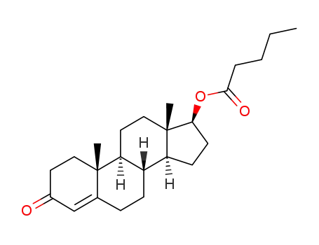 Molecular Structure of 3129-43-9 (17beta-hydroxyandrost-4-en-3-one valerate)