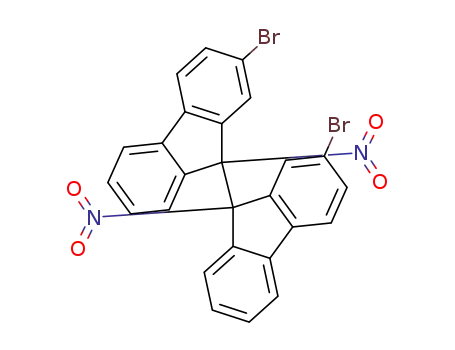 Molecular Structure of 857789-06-1 (2,2'-dibromo-9,9'-dinitro-[9,9']bifluorenyl)