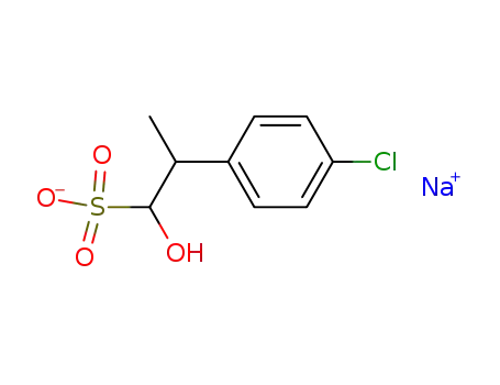 Sodium; 2-(4-chloro-phenyl)-1-hydroxy-propane-1-sulfonate