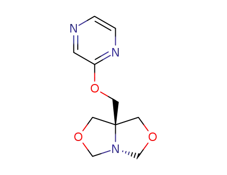 2-[((1s,5s)-3,7-dioxa-1-azabicyclo[3.3.0]oct-5-yl)methoxy]-pyrazine