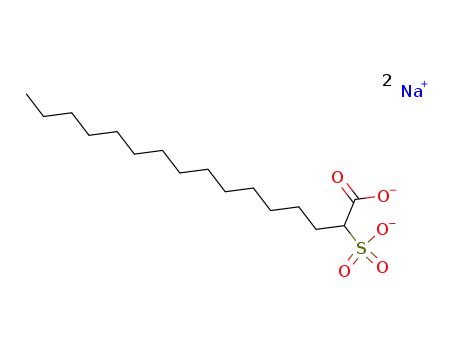 Molecular Structure of 10538-20-2 (sodium hydrogen sulphonatopalmitate)