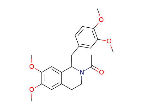 Ethanone,1-[1-[(3,4-dimethoxyphenyl)methyl]-3,4-dihydro-6,7-dimethoxy-2(1H)-isoquinolinyl]-
