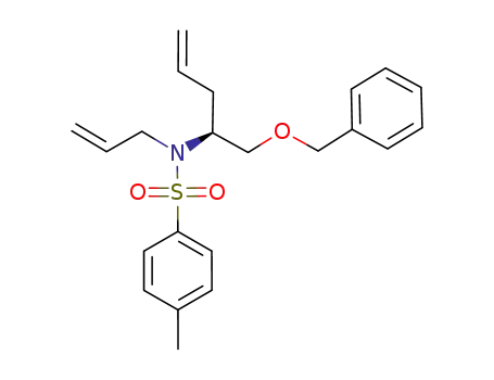 Benzenesulfonamide,
4-methyl-N-[(1S)-1-[(phenylmethoxy)methyl]-3-buten-1-yl]-N-2-propen-1-
yl-