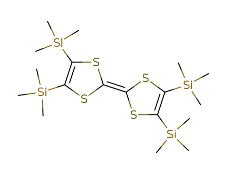 Molecular Structure of 96913-54-1 (tetrakis(trimethylsilyl)tetrathiafulvalene)
