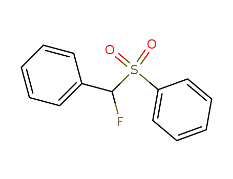 Molecular Structure of 51229-66-4 ([fluoro(phenyl)(phenylsulfonyl)]methane)