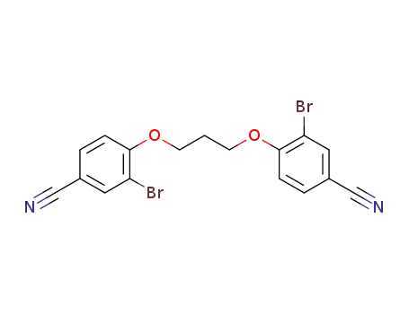 Molecular Structure of 93840-60-9 (4,4'-trimethylenebis(oxy)bis[3-bromobenzonitrile])