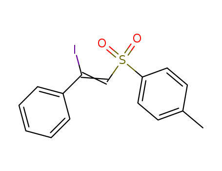 Benzene,1-[(2-iodo-2-phenylethenyl)sulfonyl]-4-methyl- cas  56480-95-6