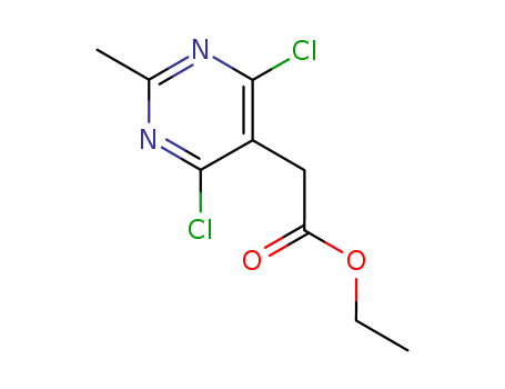 ethyl 2-(4,6-dichloro-2-methylpyrimidin-5-yl)acetate