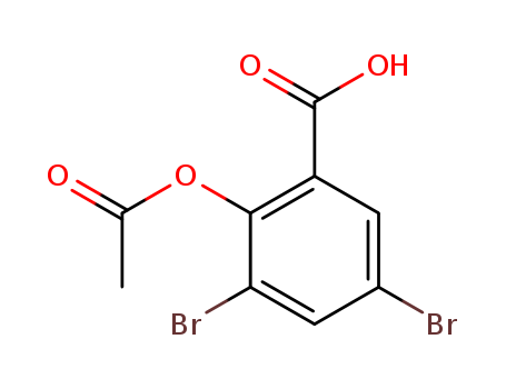 2-ACETYL-3,5-DIBROMOSALICYLIC ACID