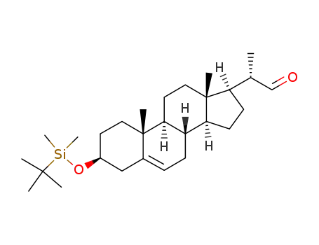 (2β,20S)-3-<(tert-butyldimethylsilyl)oxy>pregn-5-ene-20-carboxaldehyde