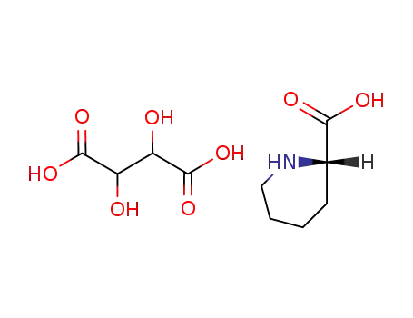 2-Piperidinecarboxylic acid, (R)-, (2R,3R)-2,3-dihydroxybutanedioate
(2:1)