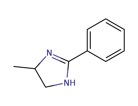 Molecular Structure of 939-06-0 (4,5-dihydro-4-methyl-2-phenyl-1H-imidazole)