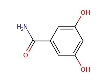 Molecular Structure of 3147-62-4 (3,5-Dihydroxybenzamide)