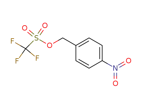 Molecular Structure of 114533-06-1 (Methanesulfonic acid, trifluoro-, (4-nitrophenyl)methyl ester)