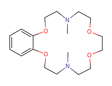 Molecular Structure of 72814-05-2 (N,N-dimethyl-1,7,10,16-tetraoxa-4,13-diaza-(16)orthocyclophan)