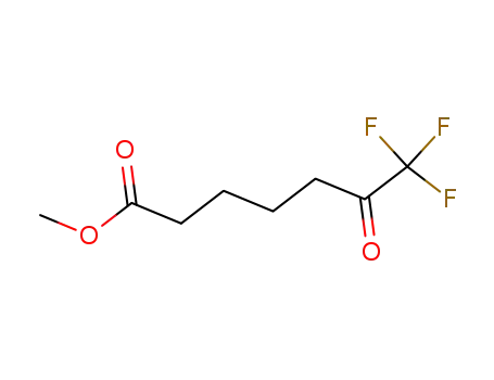 Molecular Structure of 141023-00-9 (Methyl7,7,7-trifluoro-6-oxoheptanoate)