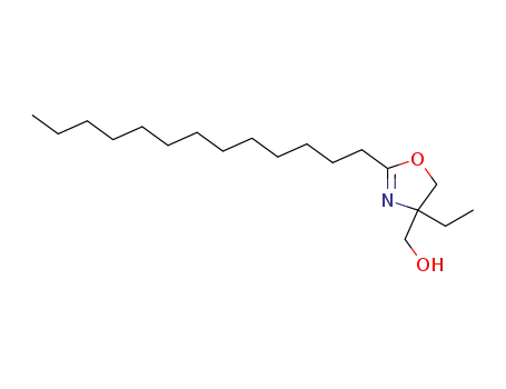 Molecular Structure of 93841-64-6 (4-ethyl-2-tridecyl-2-oxazoline-4-methanol)