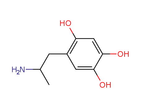 Molecular Structure of 136706-33-7 (2,4,5-trihydroxyamphetamine)
