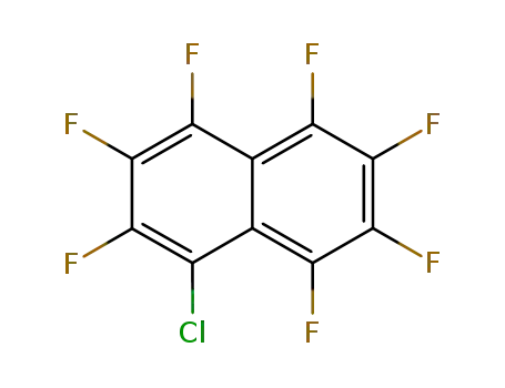Molecular Structure of 52158-49-3 (Naphthalene, 1-chloro-2,3,4,5,6,7,8-heptafluoro-)