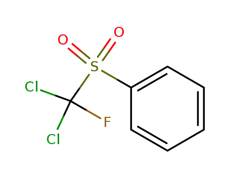 Molecular Structure of 331463-16-2 ((dichloro-fluoro-methanesulfonyl)-benzene)