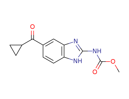 Carbamic acid,N-[6-(cyclopropylcarbonyl)-1H-benzimidazol-2-yl]-, methyl ester
