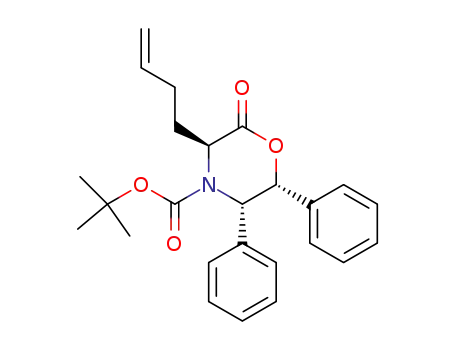 (3S,5S,6R)-3-(3-Butenyl)-2-oxo-5,6-diphenyl-4-Morpholinecarboxylic Acid tert-Butyl Ester