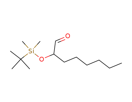 Molecular Structure of 159680-75-8 (Octanal, 2-[[(1,1-dimethylethyl)dimethylsilyl]oxy]-)