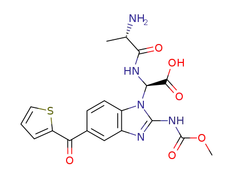 (R)-((S)-2-Amino-propionylamino)-[2-methoxycarbonylamino-5-(thiophene-2-carbonyl)-benzoimidazol-1-yl]-acetic acid