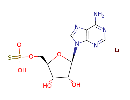 Adenosine, 5-(dihydrogen phosphorothioate), dilithium salt