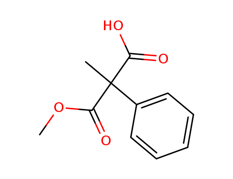 Propanedioic acid, methylphenyl-, monomethyl ester, (S)-