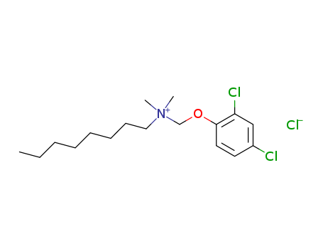 1-Octanaminium,N-[(2,4-dichlorophenoxy)methyl]-N,N-dimethyl-, chloride (1:1)