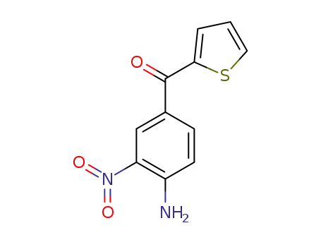 Molecular Structure of 31431-30-8 (2-(4-amino-3-nitrobenzoyl)thiophene)