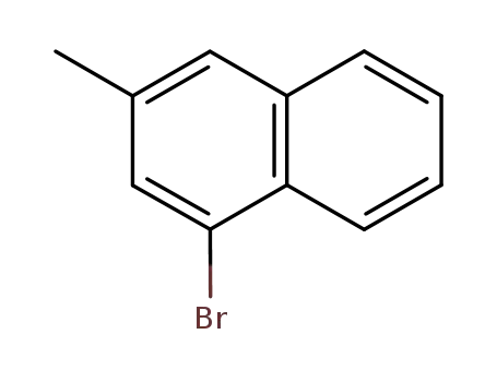 Molecular Structure of 54357-18-5 (1-Bromo-3-methylnaphthalene)