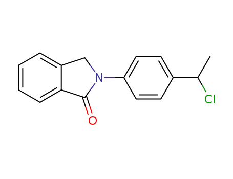 1H-Isoindol-1-one, 2-[4-(1-chloroethyl)phenyl]-2,3-dihydro-