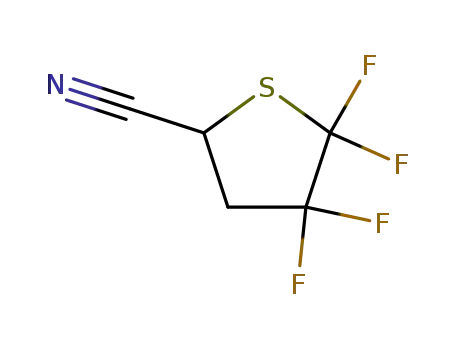 4,4,5,5-tetrafluoro-tetrahydro-thiophene-2-carbonitrile