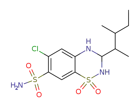 Molecular Structure of 3568-00-1 (mebutizide)