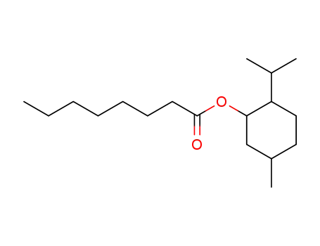 Molecular Structure of 93940-59-1 ((1alpha,2beta,5alpha)-2-isopropyl-5-methylcyclohexyl octanoate)