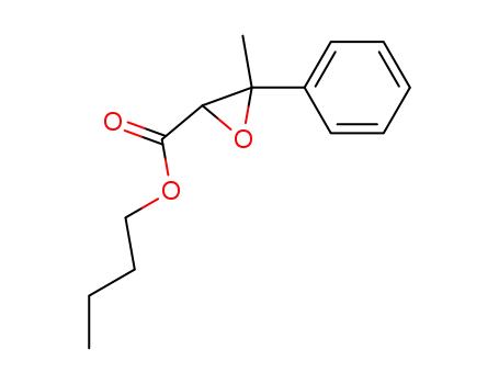 Molecular Structure of 93963-69-0 (butyl 3-methyl-3-phenyloxirane-2-carboxylate)