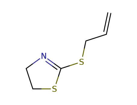 Thiazole,4,5-dihydro-2-(2-propen-1-ylthio)- cas  3571-74-2