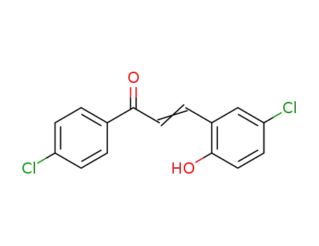 Molecular Structure of 93942-33-7 (4,5-Dichloro-2-hydroxychalcone)