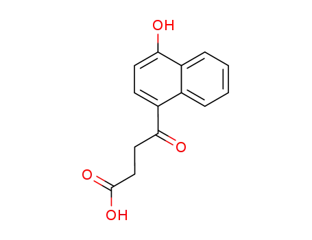 Molecular Structure of 10441-51-7 (4-(4-hydroxy-[1]naphthyl)-4-oxo-butyric acid)