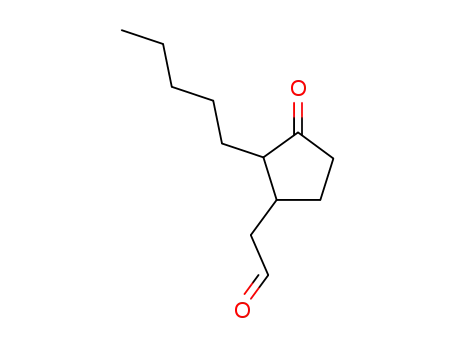 3-(2-oxoethyl)-2-pentylcyclopentanone