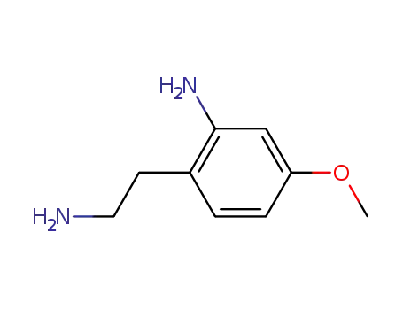 Molecular Structure of 605668-99-3 (2-(2-amino-ethyl)-5-methoxy-phenylamine)