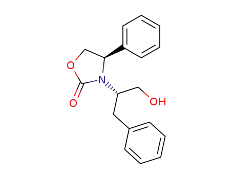 Molecular Structure of 207676-65-1 ((-)-3-[2-(1-hydroxy-3-phenylpropyl)]-4-phenyloxazolidin-2-one)